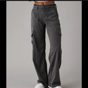 AE grey cargo pants